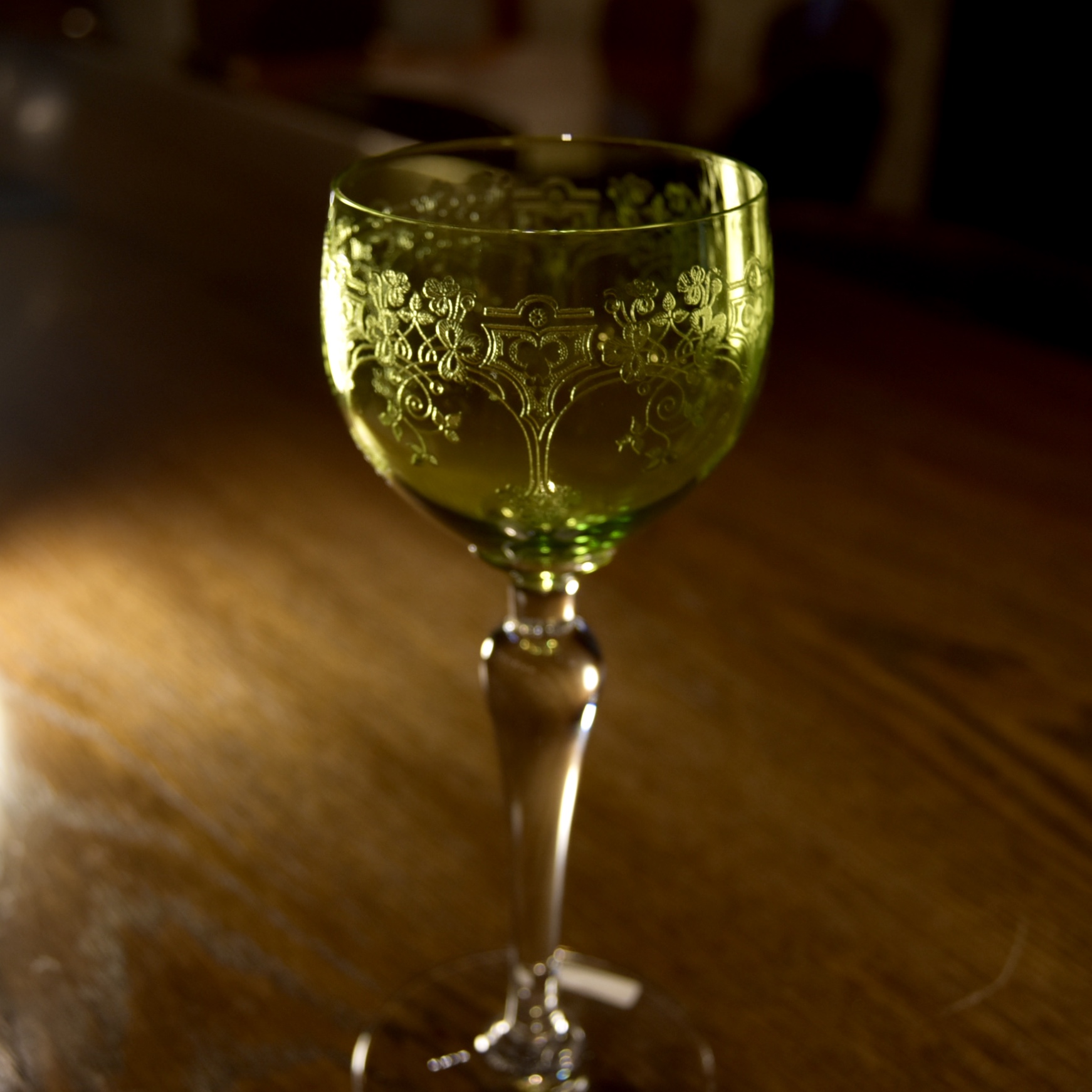 オールド バカラ サンテリエ ワイン グラス 2客 ペア セット H10.3㎝