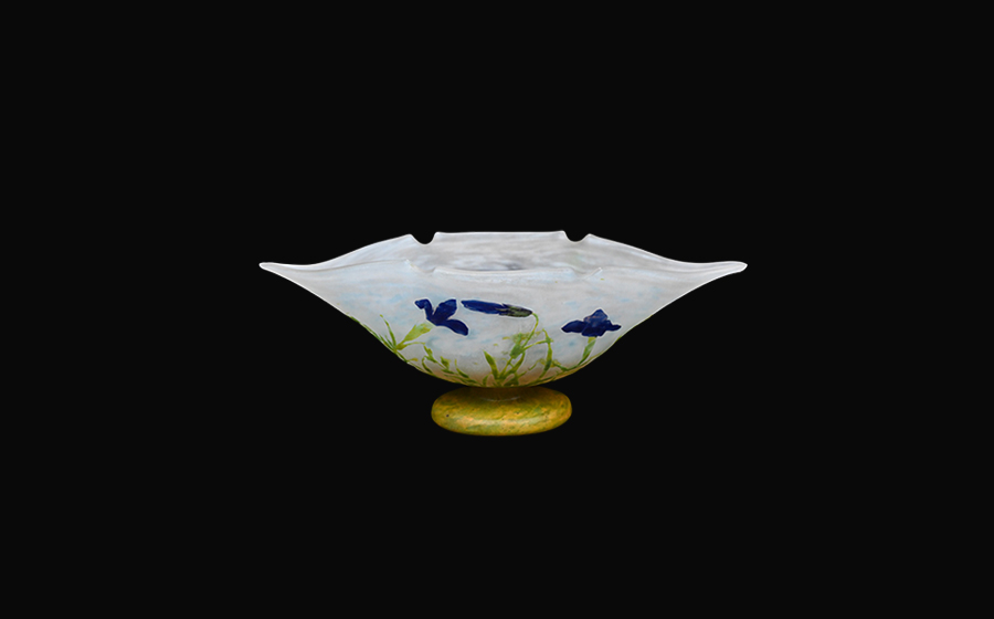 Daum ドーム フランス ガラス 魚のトレー Daum ドーム Fish フランス
